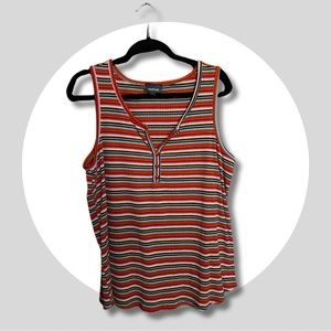 ModCloth Striped Ribbed Tank Top